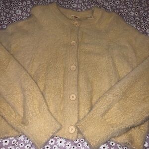 Levi’s fuzzy cardigan